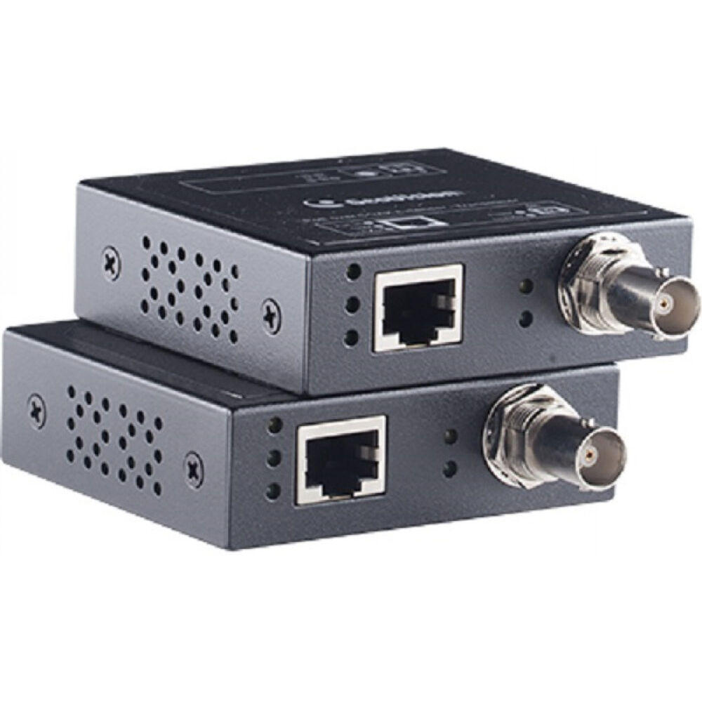 Extensor PoE sobre Coaxial GEOVISION GV-POC0100 de Puerto Único BNC - Transmisión de Video IP y Alim