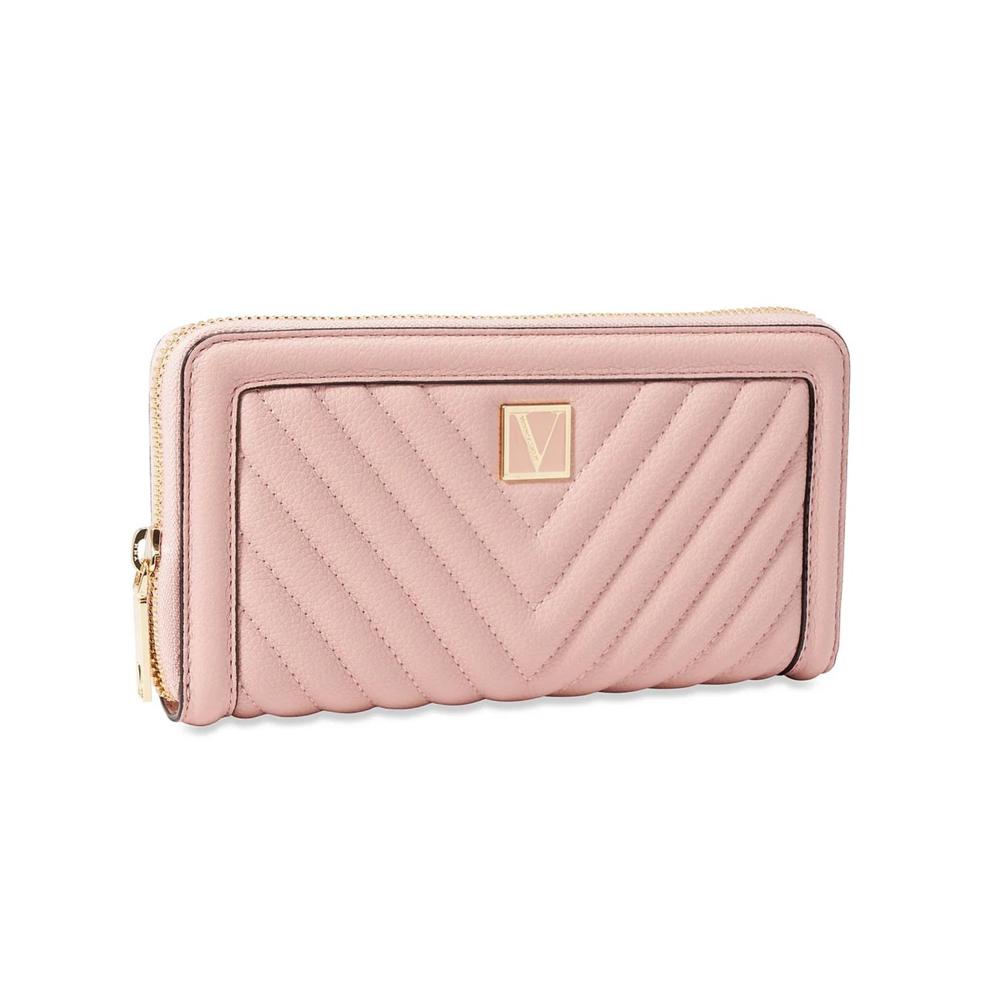Billetera Mujer Victoria´s Secret Zipper - Rosa