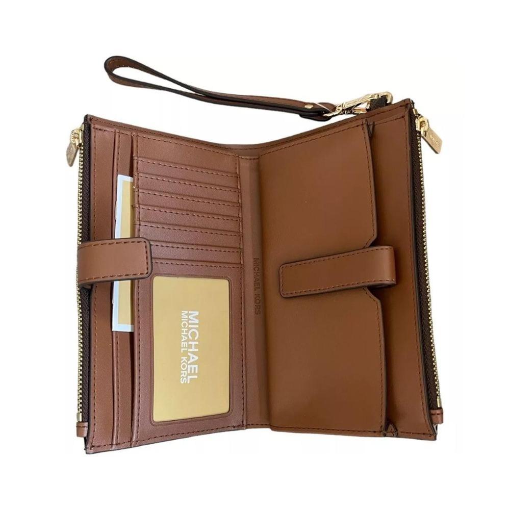 Billetera Wrislet Michael Kors Porta Celular - Marron
