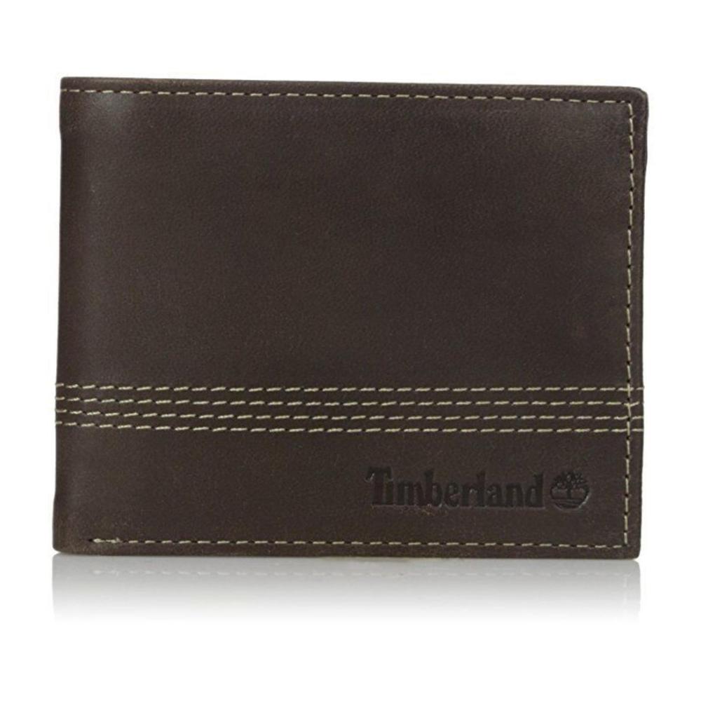 Billetera Bifold de Cuero Timberland con Llavero