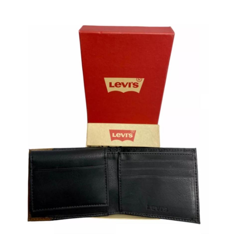 Billetera para Hombre Bifold M085 Levi's - Negro