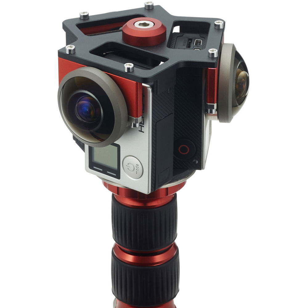 Soporte Entaniya para Tres Cámaras GoPro HERO4 Black - Visión 360 ...