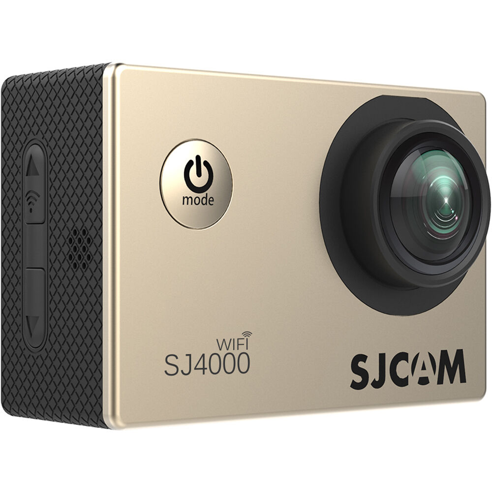 Cámara de Acción SJCAM SJ4000 con Wi-Fi (Dorado) - Graba Video Full HD 1080p, Fotos de 12MP, Lente U