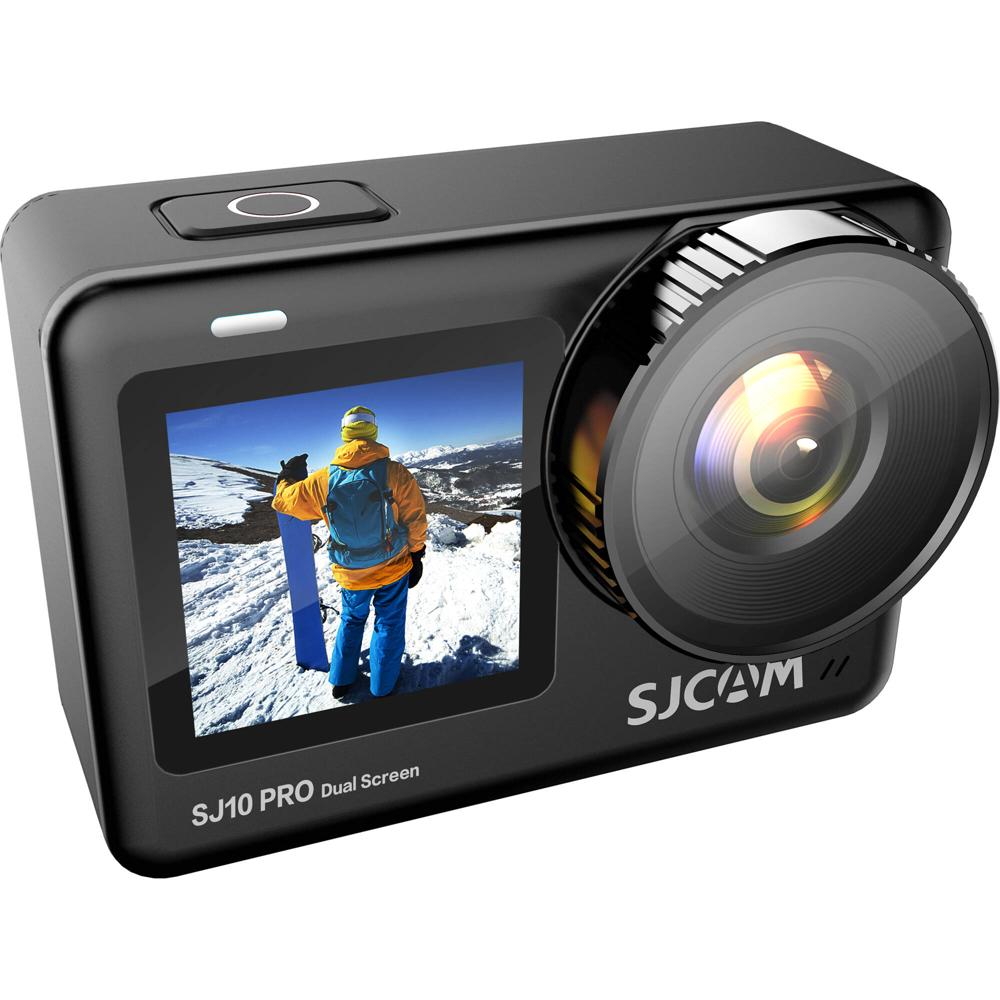 Cámara de Acción SJCAM SJ10 Pro con Pantalla Doble - Video 4K UHD, Estabilización de 6 Ejes, Imperme