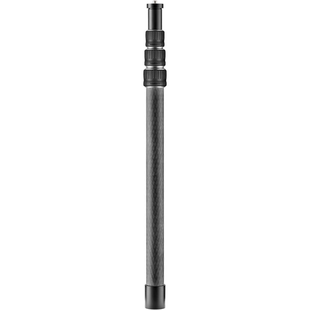 Bastón de Carbono Manfrotto para Cámara VR (Mediano) - Soporte Rígido hasta 4.4 lb, Extensible de 2'