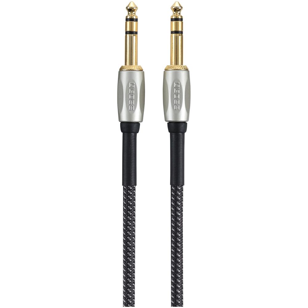 BOSS BGK-30 Cable Digital AES/EBU 1/4"" TRS Macho a Macho (30') - Ideal para Sintetizadores BOSS, Con