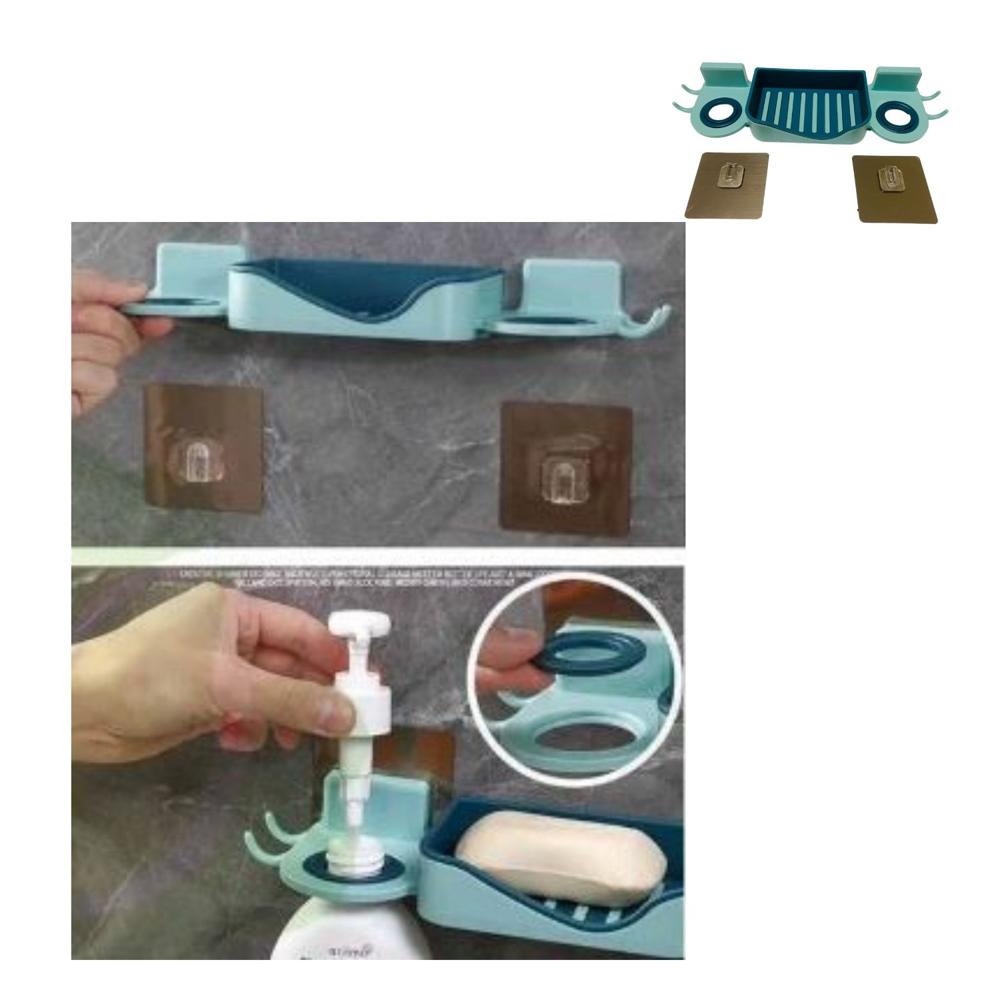 Jabonera para Baño Verde Pack x 3