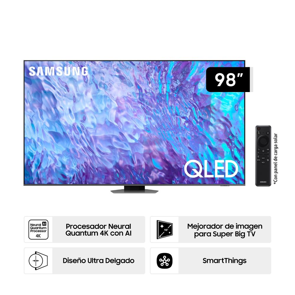 Televisor Samsung 98"" QN98Q80CAGXPE QLED 4K