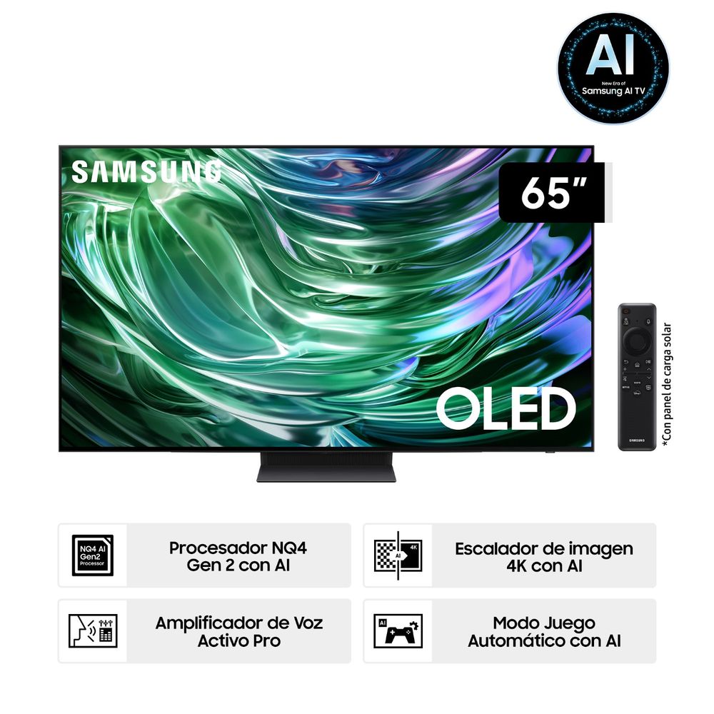 Televisor Samsung QN65S90DAEXPE 65'' OLED S90D 4K Tizen OS Smart TV (2024)