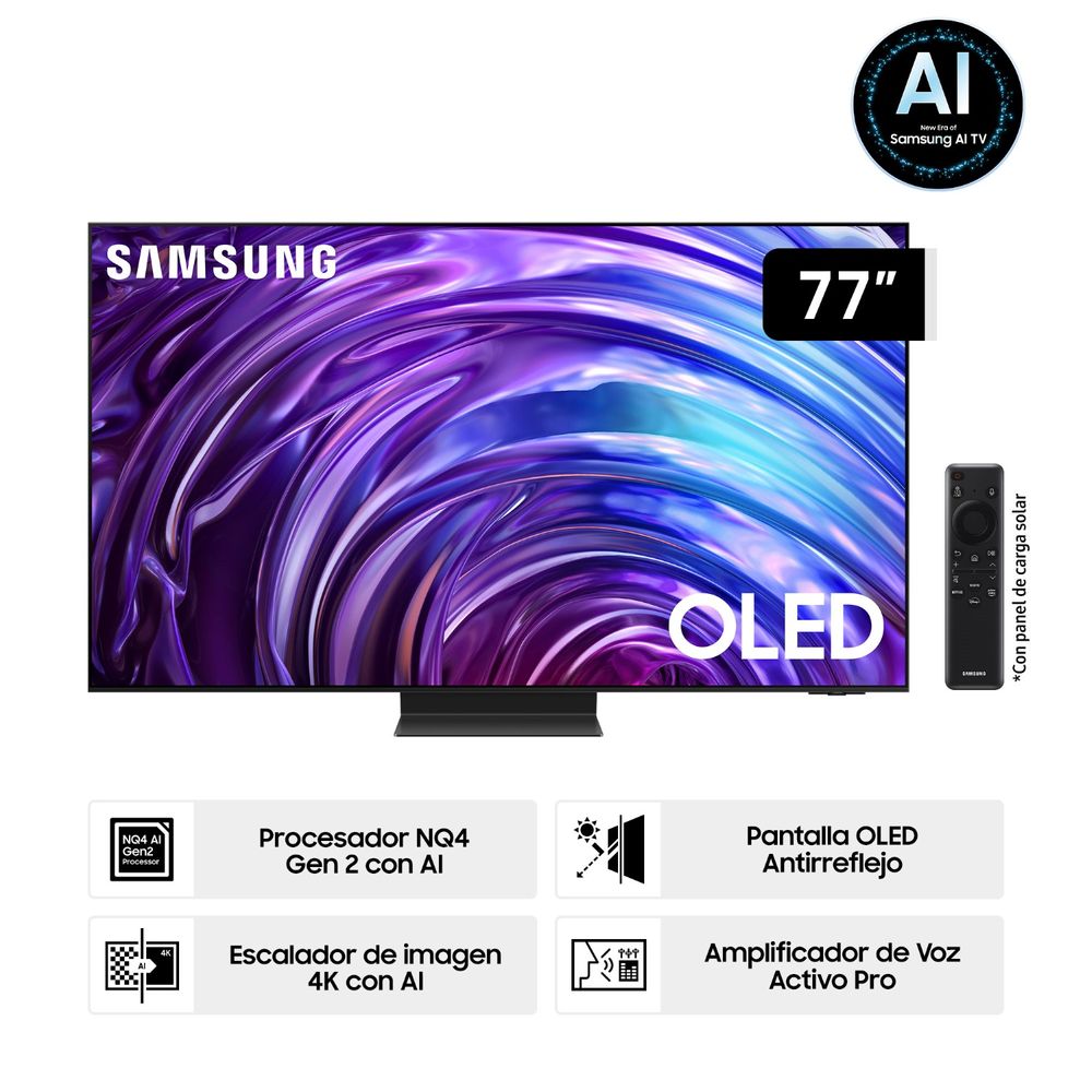 Televisor Samsung 77'' QN77S95DAGXPE OLED S95D 4K Tizen OS Smart TV (2024)