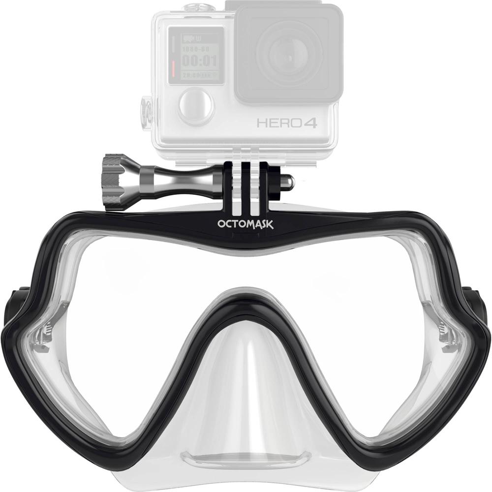 Máscara de Buceo Sin Marco OCTOMASK para Cámara GoPro (Transparente) - Experiencia de Buceo Sin Mano