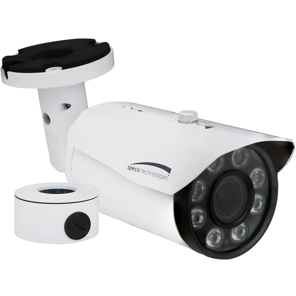 Cámara Bullet HD-TVI Exterior Speco Technologies H5B1M 5MP con Visión Nocturna y Lente Varifocal Mot