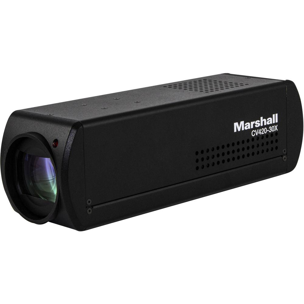 Cámara Compacta UHD 4K Marshall Electronics CV420-30X con Zoom Óptico 30x y Salidas IP/HDMI/12G-SDI