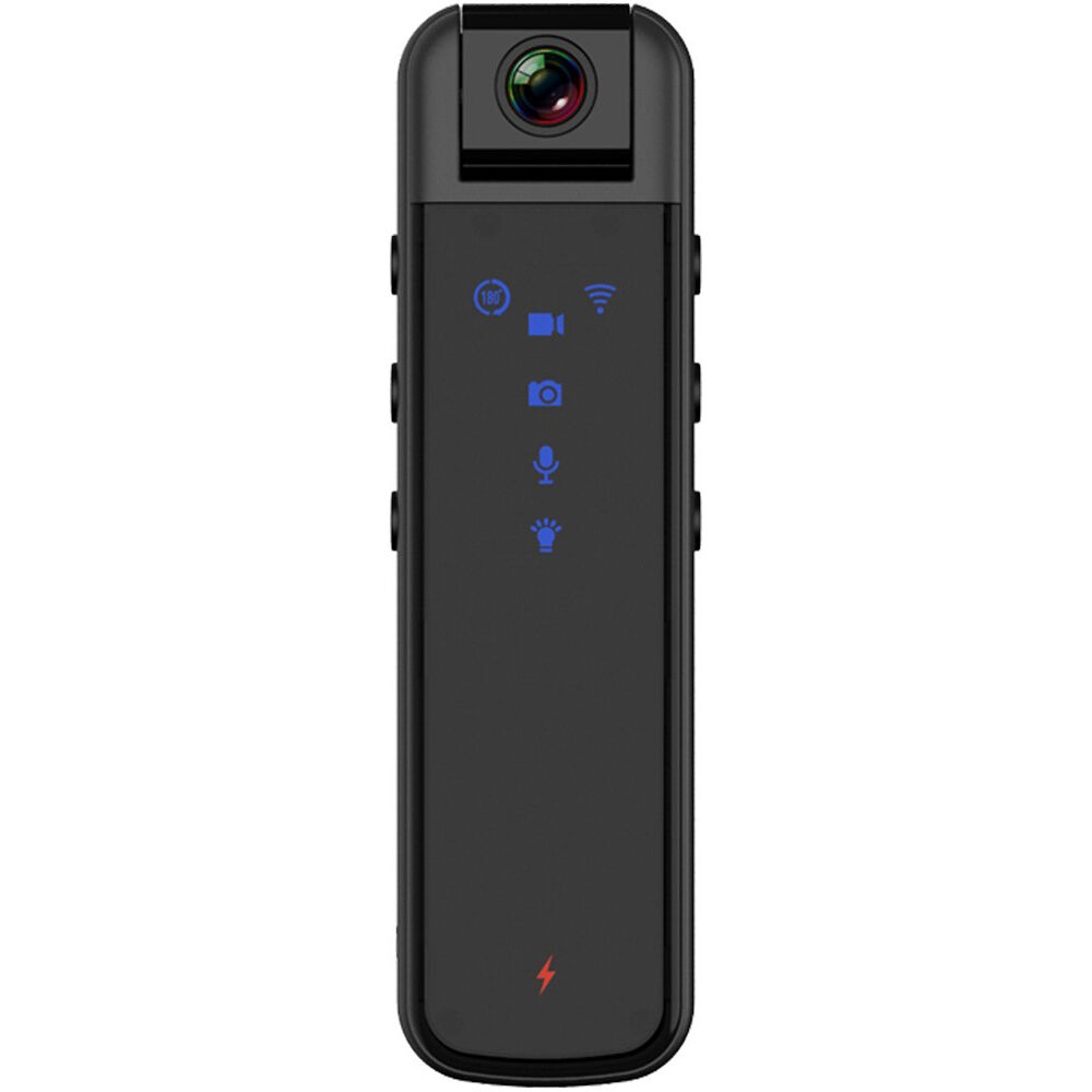 Cámara Corporal Mini PatrolEyes con Lente Rotatorio 180° y Grabación 1080p Wi-Fi