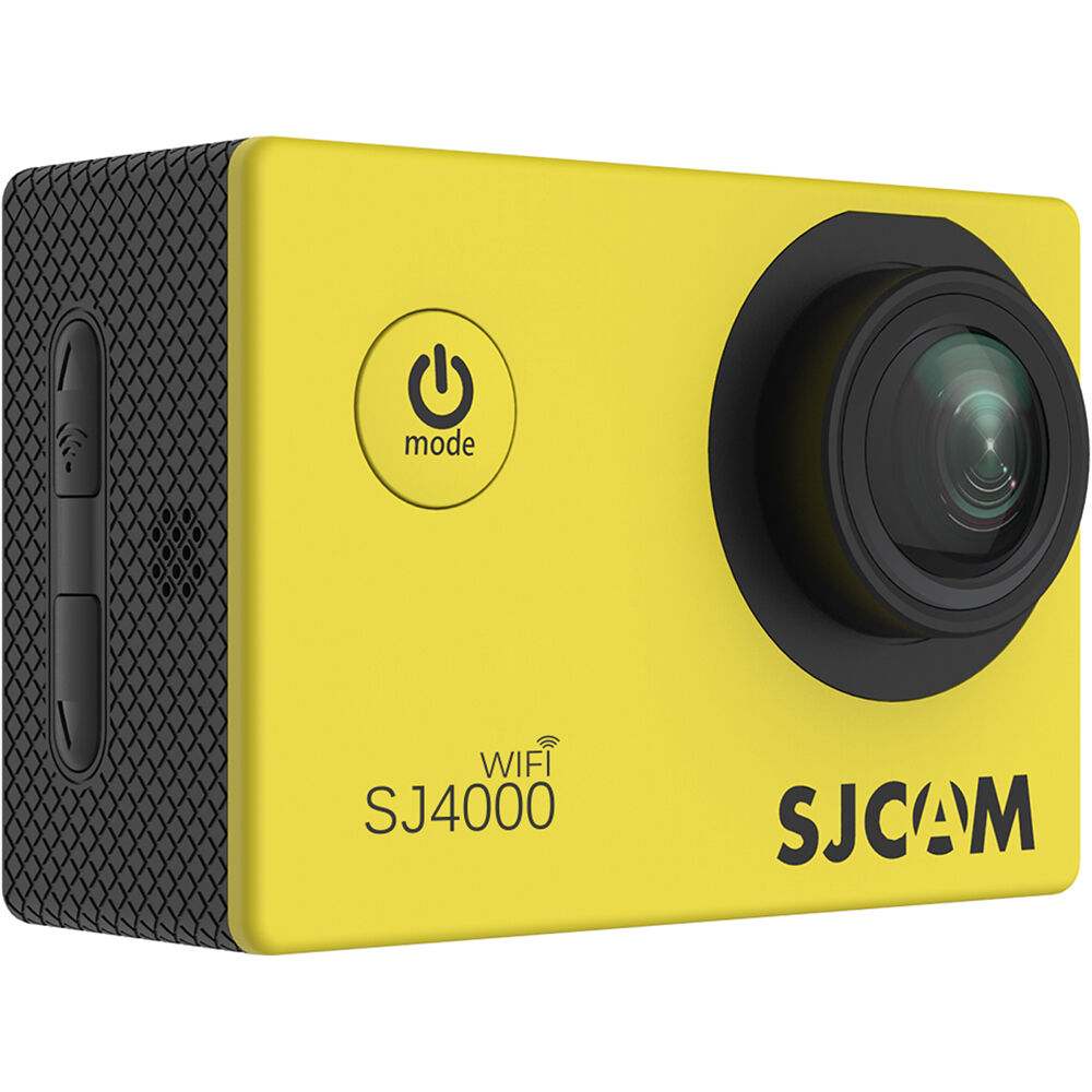 Cámara de Acción SJCAM SJ4000 con Wi-Fi (Amarillo) - Graba Video Full HD 1080p, Captura Fotos de 12M