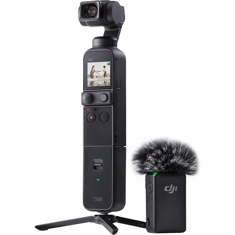 DJI Pocket 2 Creator Combo: Cámara 64MP, Gimbal Compacto, Video 4K60, Accesorios Incluidos, Zoom 8x,