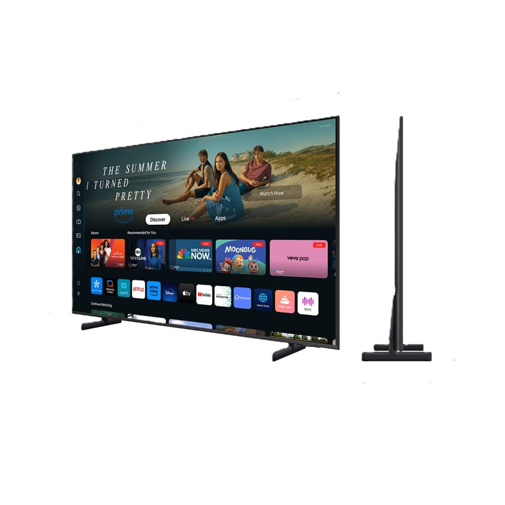 Televisor 55"" Crystal Uhd Du8000 4k Tizen Os Smart Tv (2024 Negro
