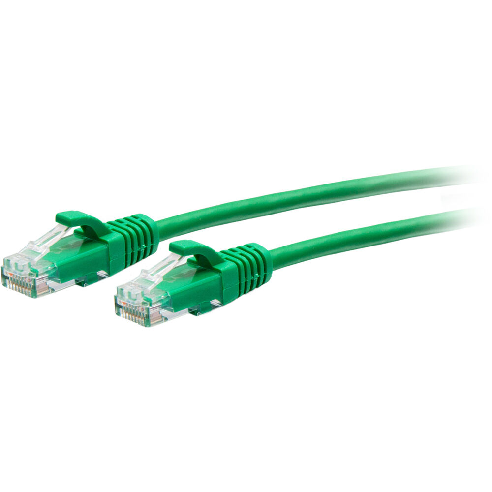 Cable de Red Ethernet Slim C2G Cat6a Snagless U/FTP de 10' (Verde) - Conductor 28 AWG, Conectores RJ