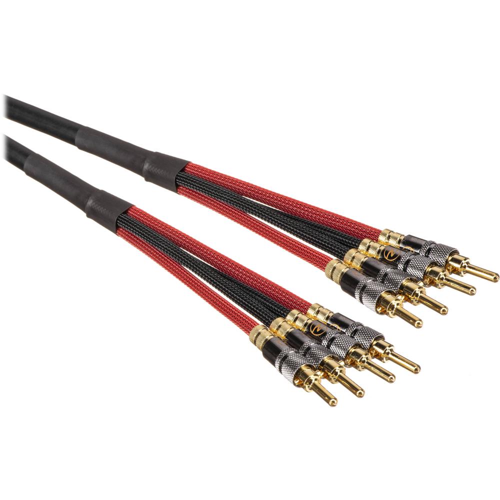 Cable de Altavoz Canare 4S11 4 Banana a 4 Banana (12') - Calidad Audiophile