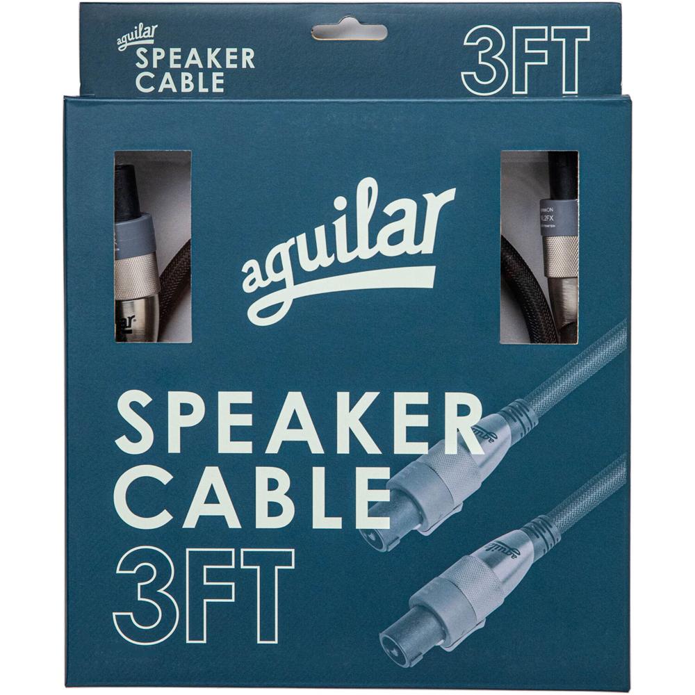 Cable de Altavoz Aguilar con Conectores Speakon (3') - Cables 18 AWG, Medios y Agudos Balanceados, C