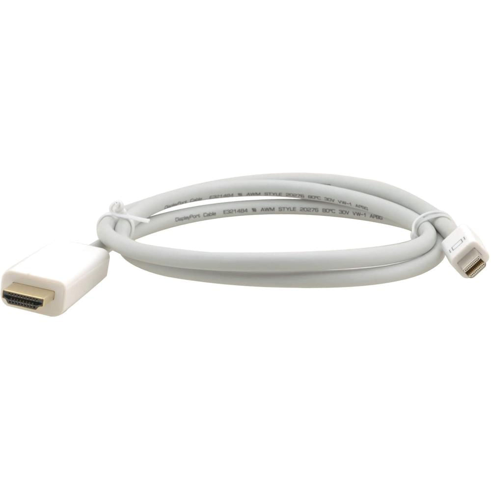 Cable Kramer Mini DisplayPort Macho a HDMI Macho (15', Blanco) - Conecta Salida Mini DP a Monitor HD