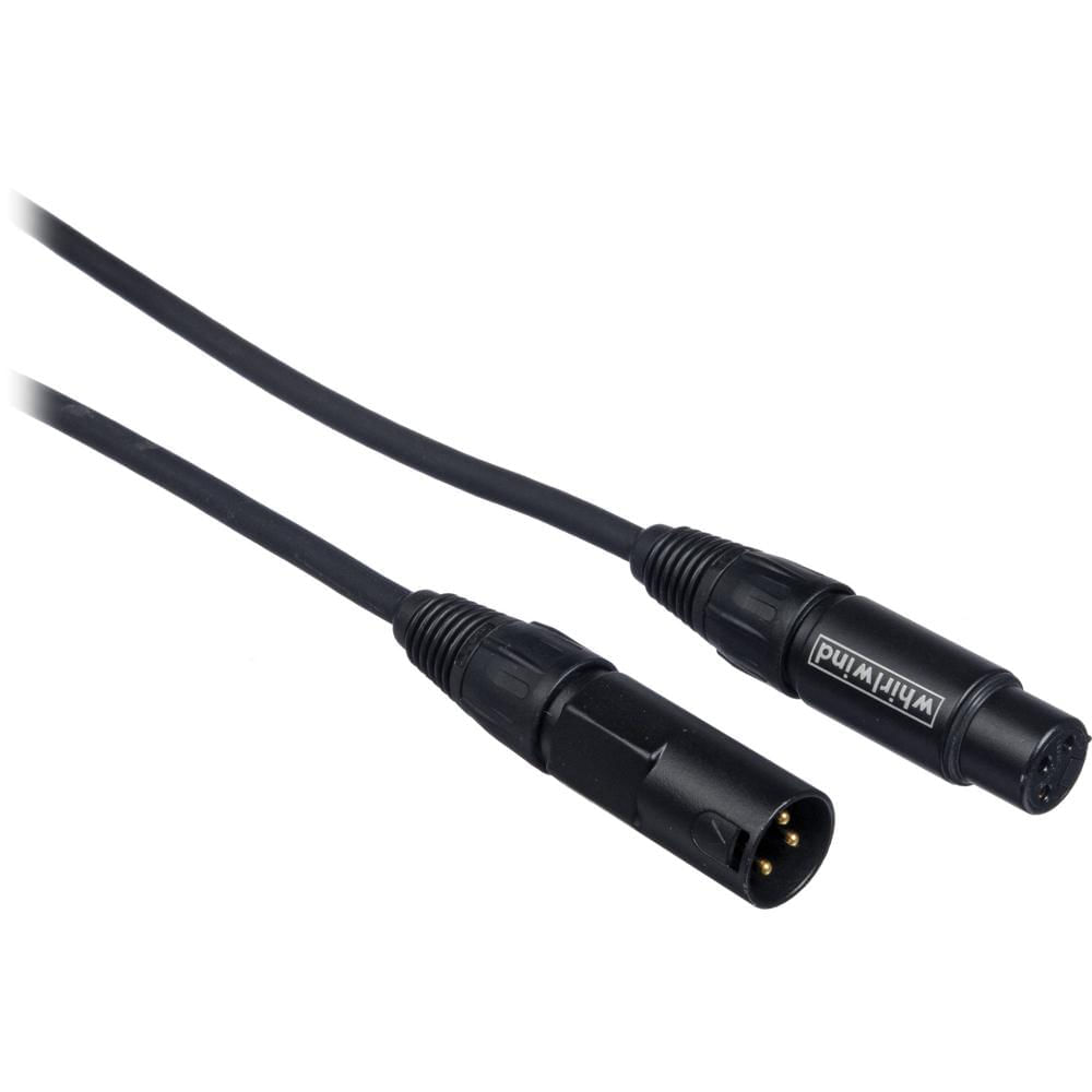 Cable de Micrófono Whirlwind Accusonic+2 XLR Macho a XLR Hembra (30') - Alta Flexibilidad, Resistent