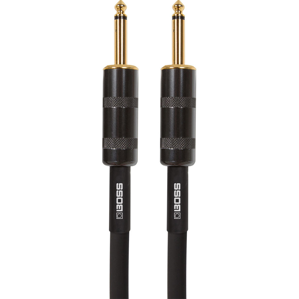 Cable de Altavoz BOSS BSC-3 1/4"" a 1/4"" (3') - Para Amplificadores y Gabinetes, Cobre 14 AWG, Contac