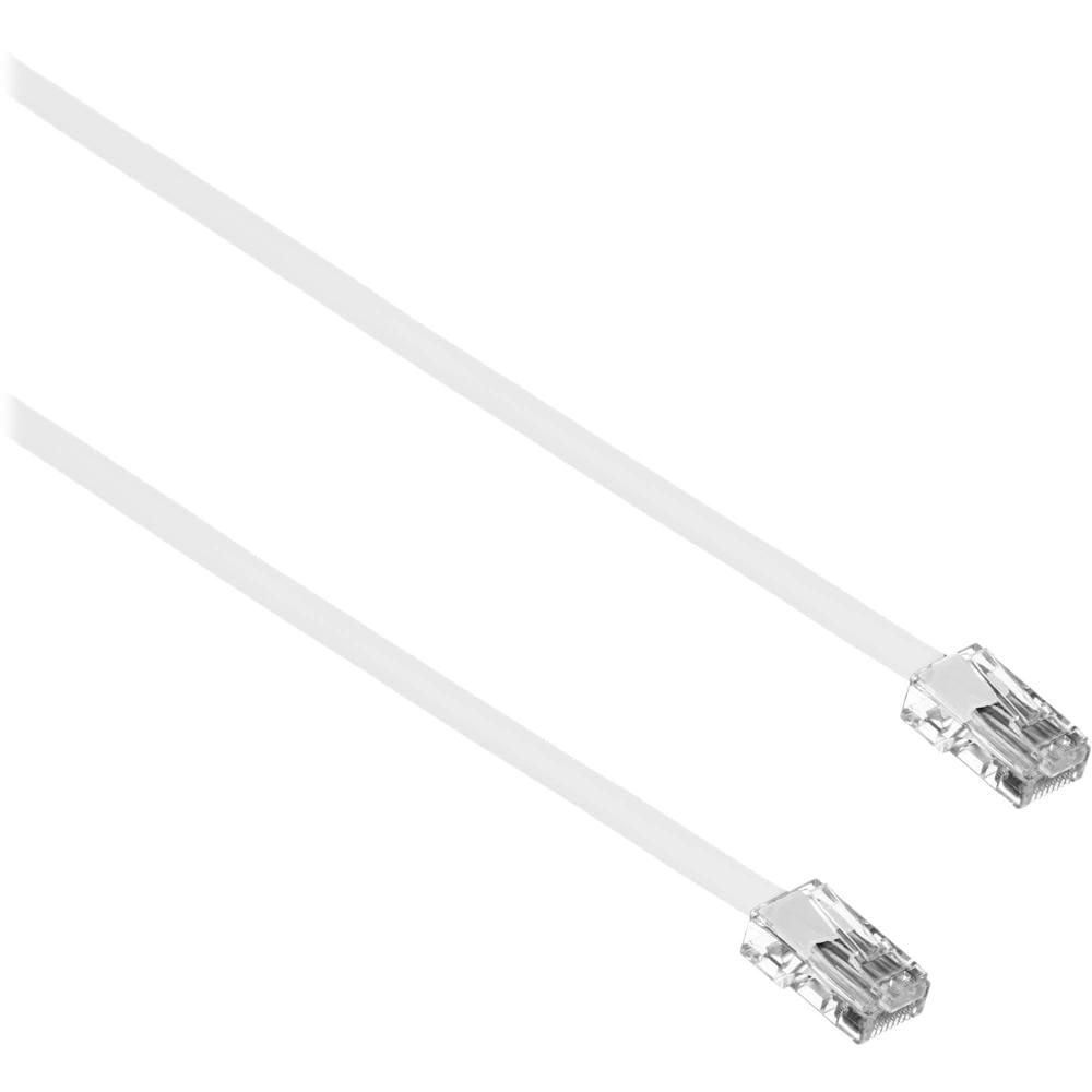 Cable de Ensamblaje CAT5e 350 MHz (1.5 metros, Blanco) - Conectores RJ-45 Baquelita, Velocidad de Tr
