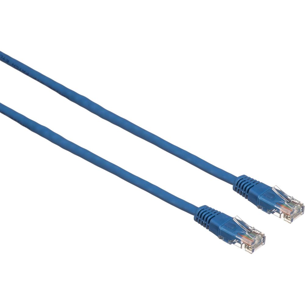 Cable de Par Trenzado Cat5e UTP Moldado de 6' (Azul) - Cumple con Especificaciones Cat5e, Cobre 25 A