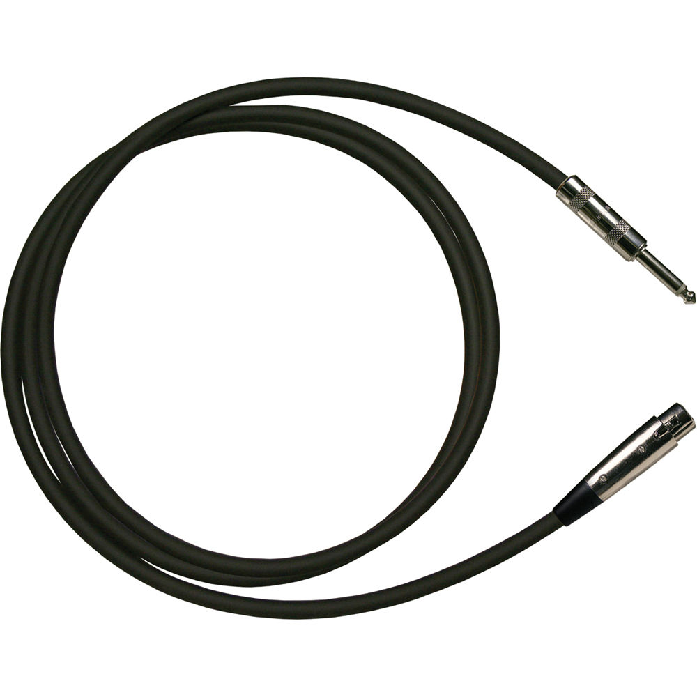 Cable de Micrófono RapcoHorizon HZ con Conectores XLR Femenino a 1/4"" Masculino (6', Negro) - Chaque
