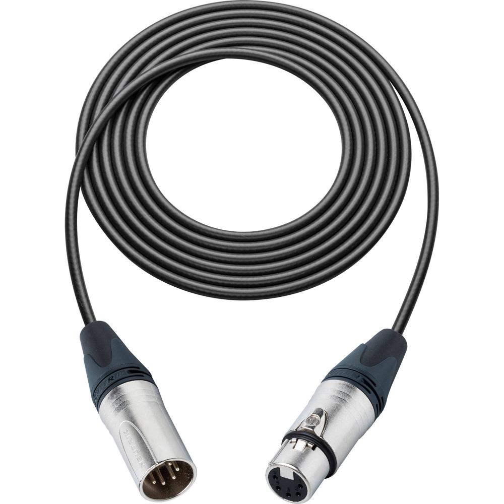 Cable de Micrófono Sescom 5-Pin XLR Macho a 5-Pin XLR Hembra Belden Star Quad (50') - Para Audio Ana