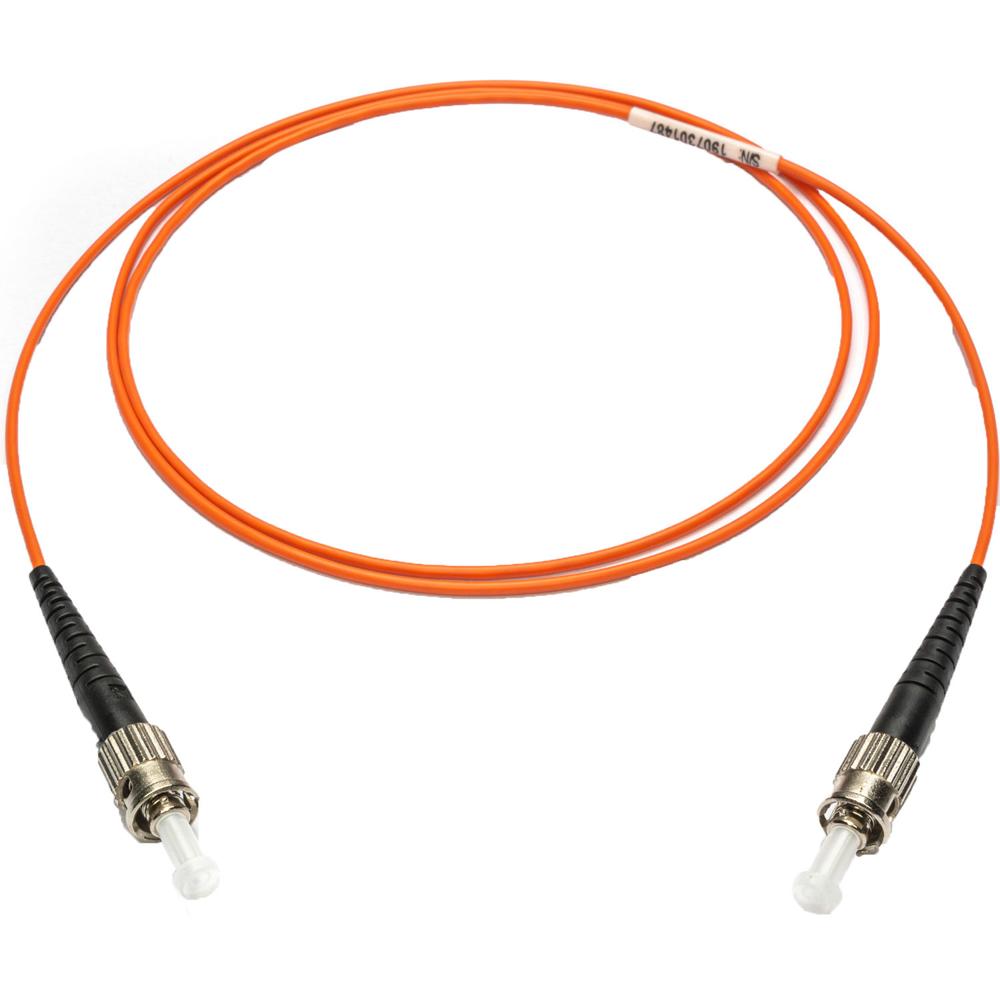Cable de Parche de Fibra Óptica Camplex OM1 Multimodo Simplex ST a ST Armado (6.6', Naranja) - Resis
