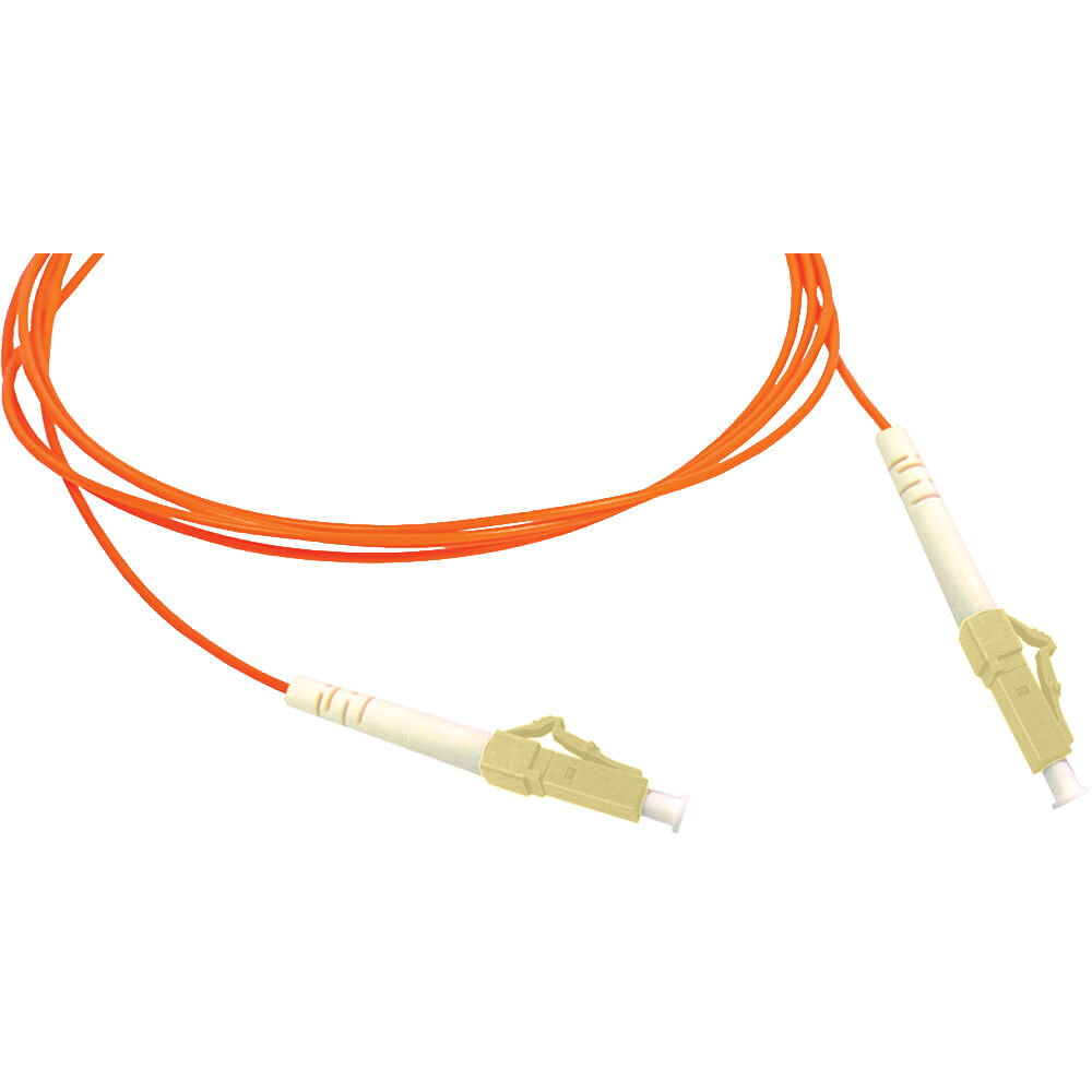 Cable de Parche de Fibra Óptica Multimodo Camplex Simplex LC a LC (3.28', Naranja) - Cuerdas Simplex