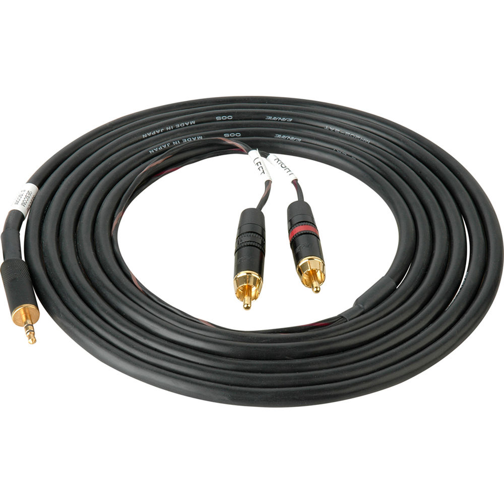 Cable Sescom de 10' 3.5mm Mini Estéreo Macho a Doble RCA Macho - Oechsle