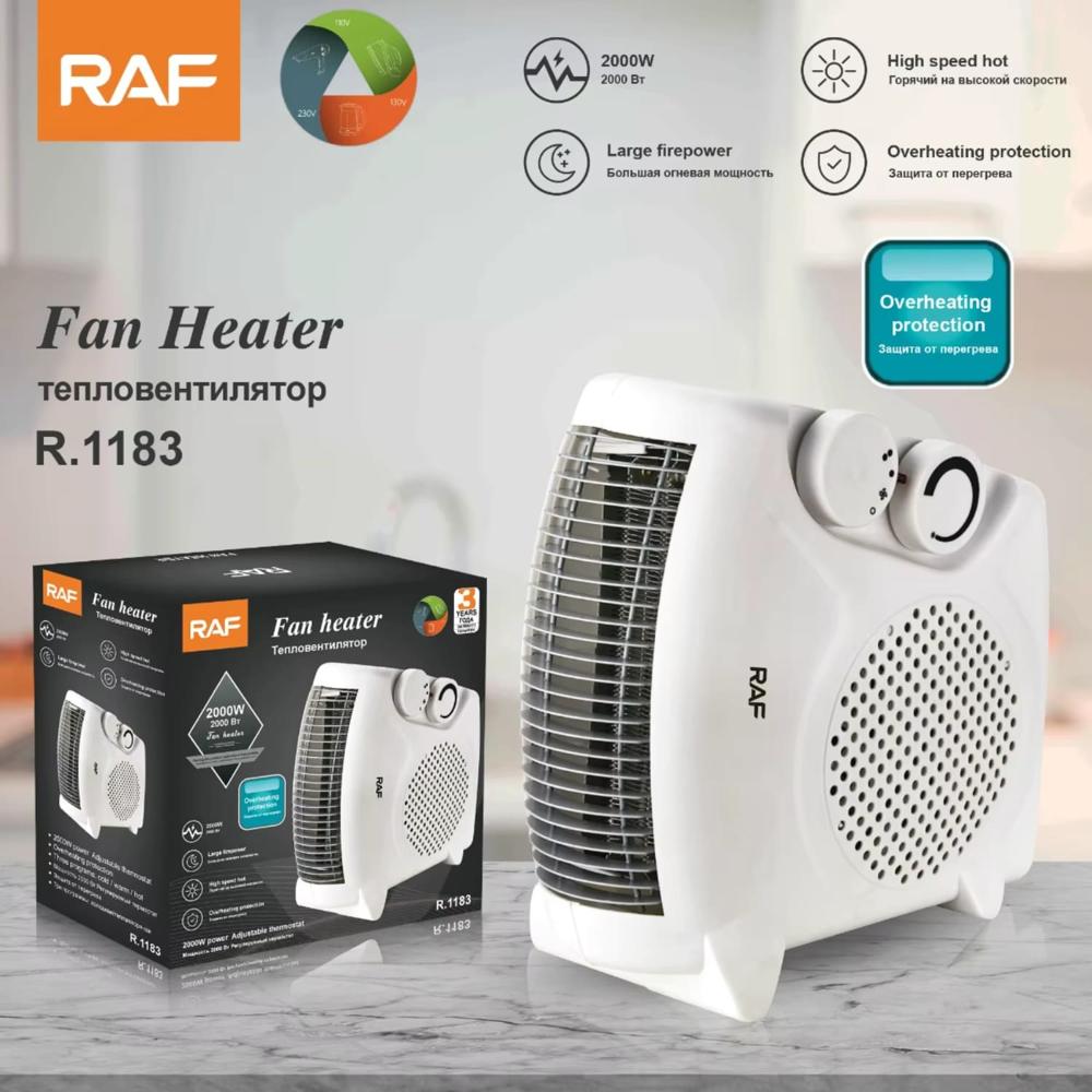 Termoventilador Calefactor 2000W Regulable R-1183