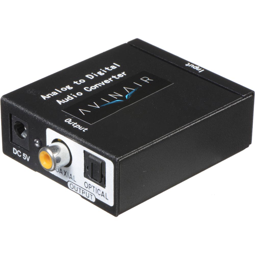 Convertidor de Audio Analógico a Digital Avinair Spitfire Pro - 2 Canales, Entradas RCA Estéreo y 1/