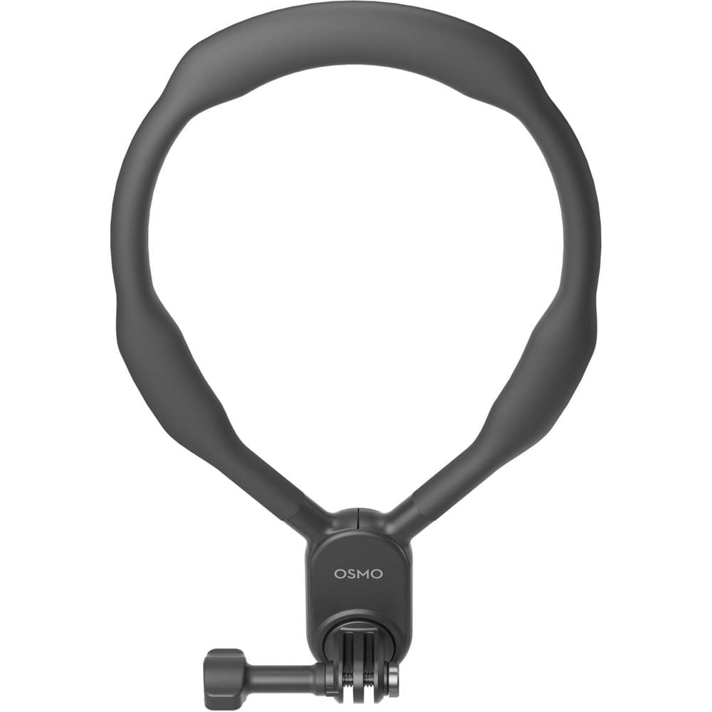 Soporte de Cuello para Cámara DJI Osmo Action - Montaje de 3 Puntas con Tornillo de Bloqueo, Materia