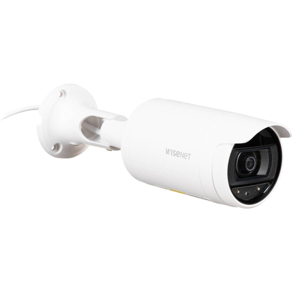 Cámara de Red Bullet Exterior Hanwha Vision Wisenet A Series ANO-L7012R 4MP con Visión Nocturna, Res