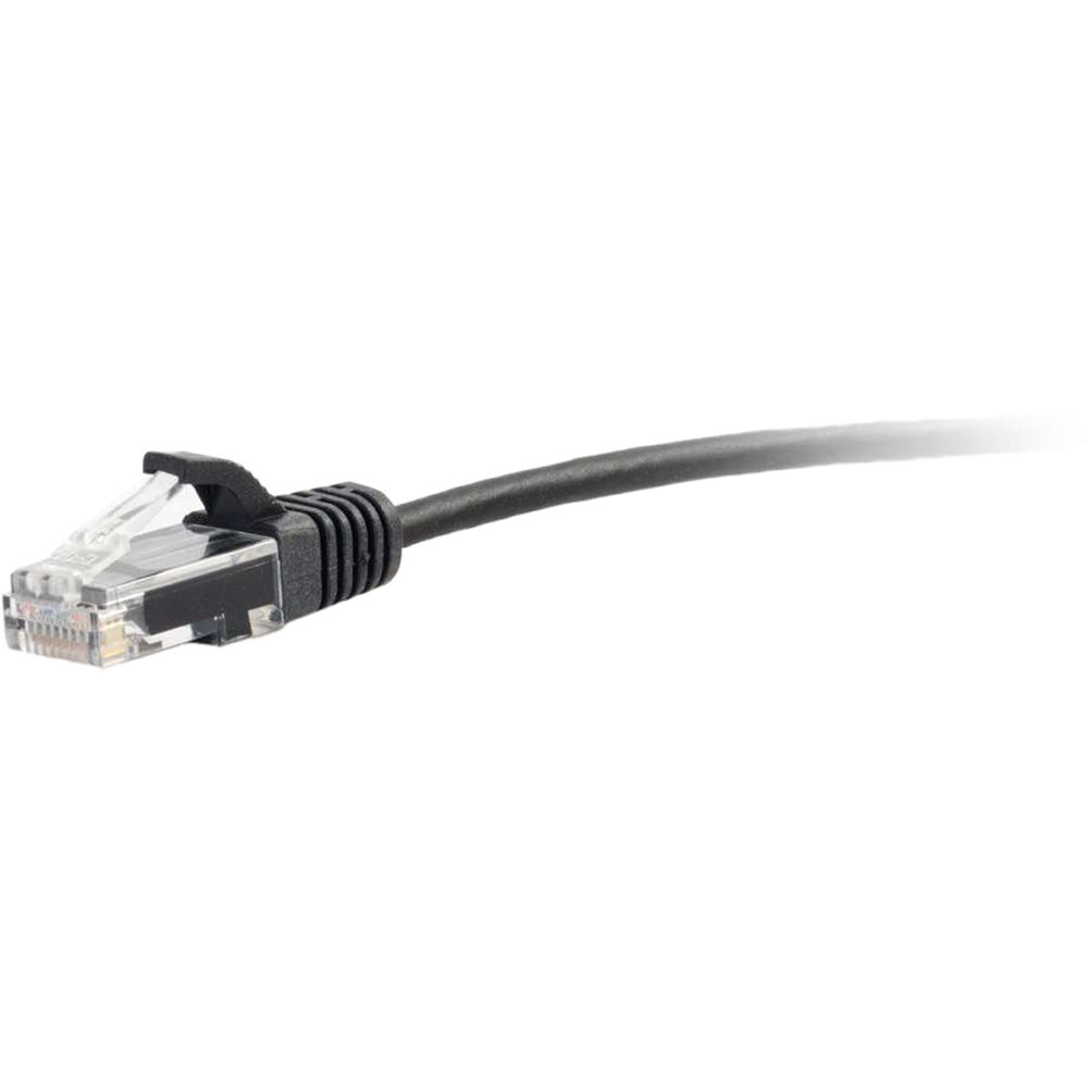 C2G RJ45 Male to RJ45 Male Slim Cat 6 Patch Cable (9', Black)