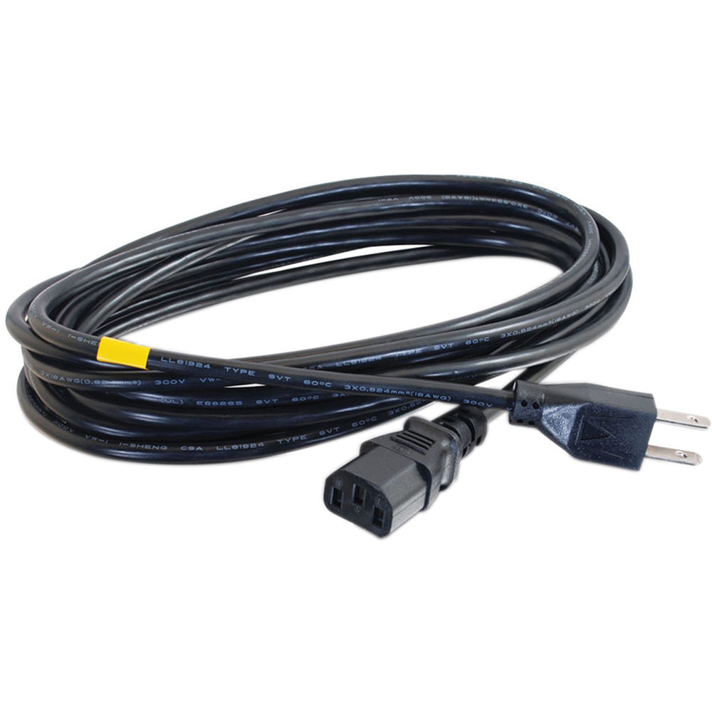 Cable de Alimentación Universal C2G 18 AWG (NEMA 5-15P a IEC C13, 6') - Para Computadoras, Monitores