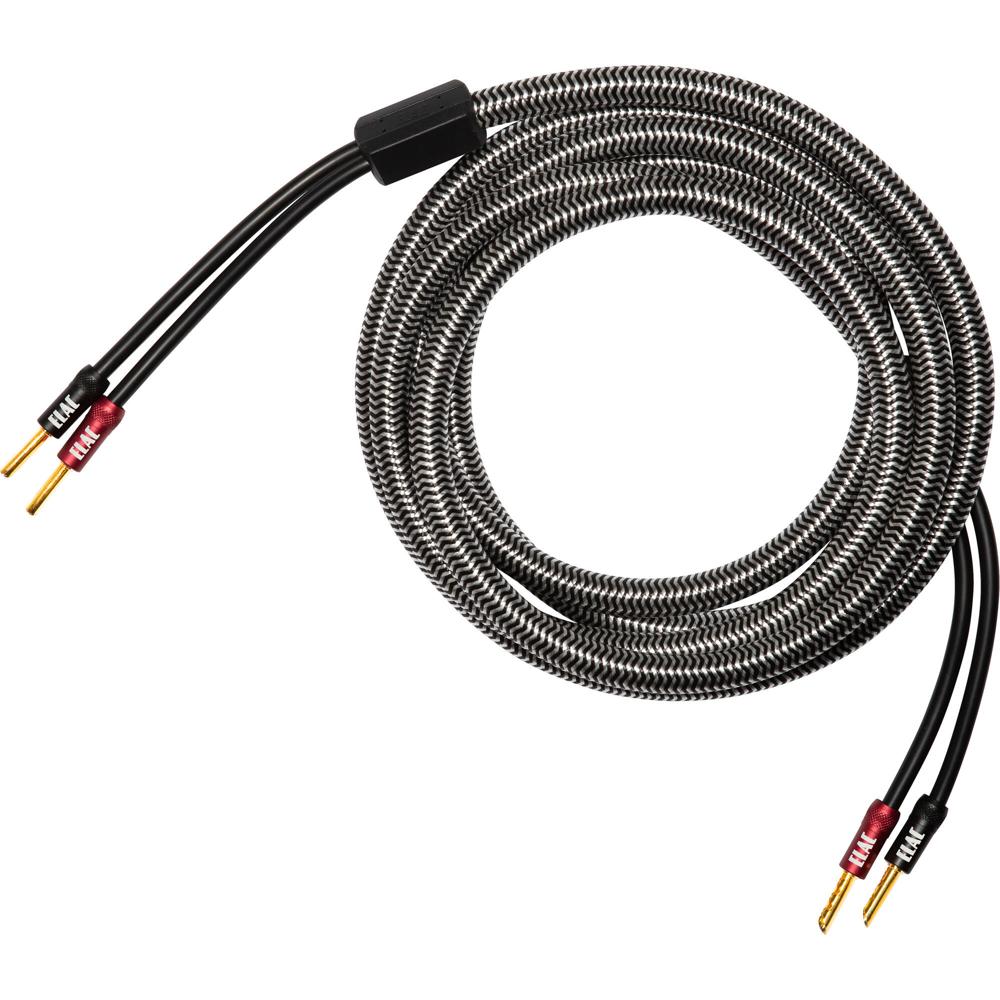 Cable de Altavoz ELAC Reference Sensible de 12 AWG con Conectores Doble Banana a Banana (15') - Cobr