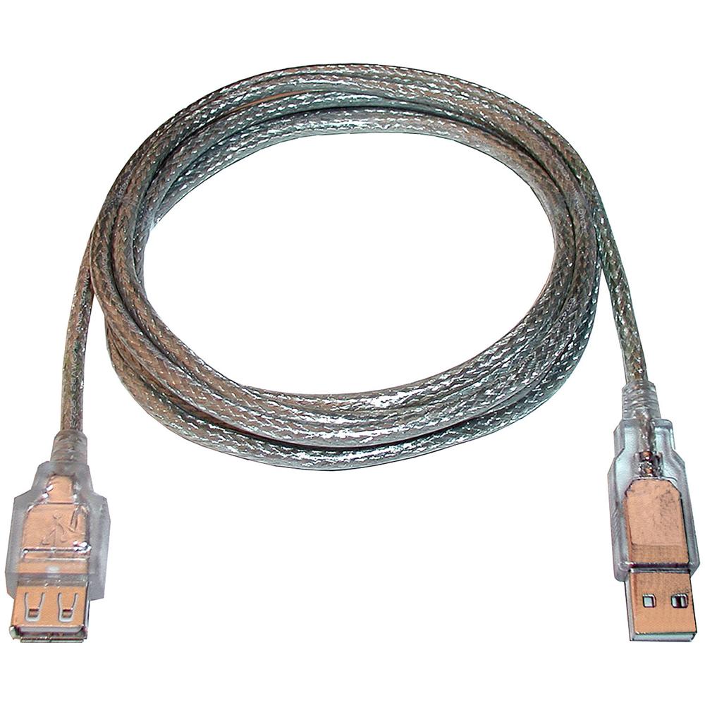 Cable CyberPower USB 2.0 Tipo A Macho a Tipo A Macho (Plata, 6.5') - 2 Interfaces USB 2.0, Velocidad