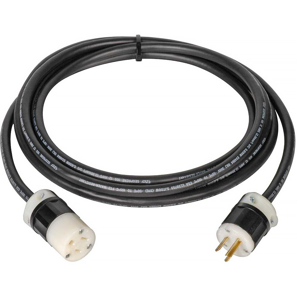 Cable de Extensión AC Laird Digital Cinema 12 AWG (15') - 3 Pines Macho a Hembra, Caucho para Todo C