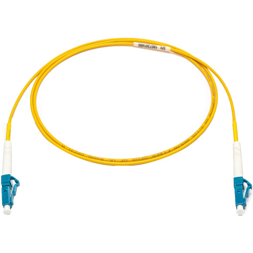Cable de Parche de Fibra Óptica Simplex Camplex Armored LC a LC Monomodo (3.3', Amarillo) - Conector