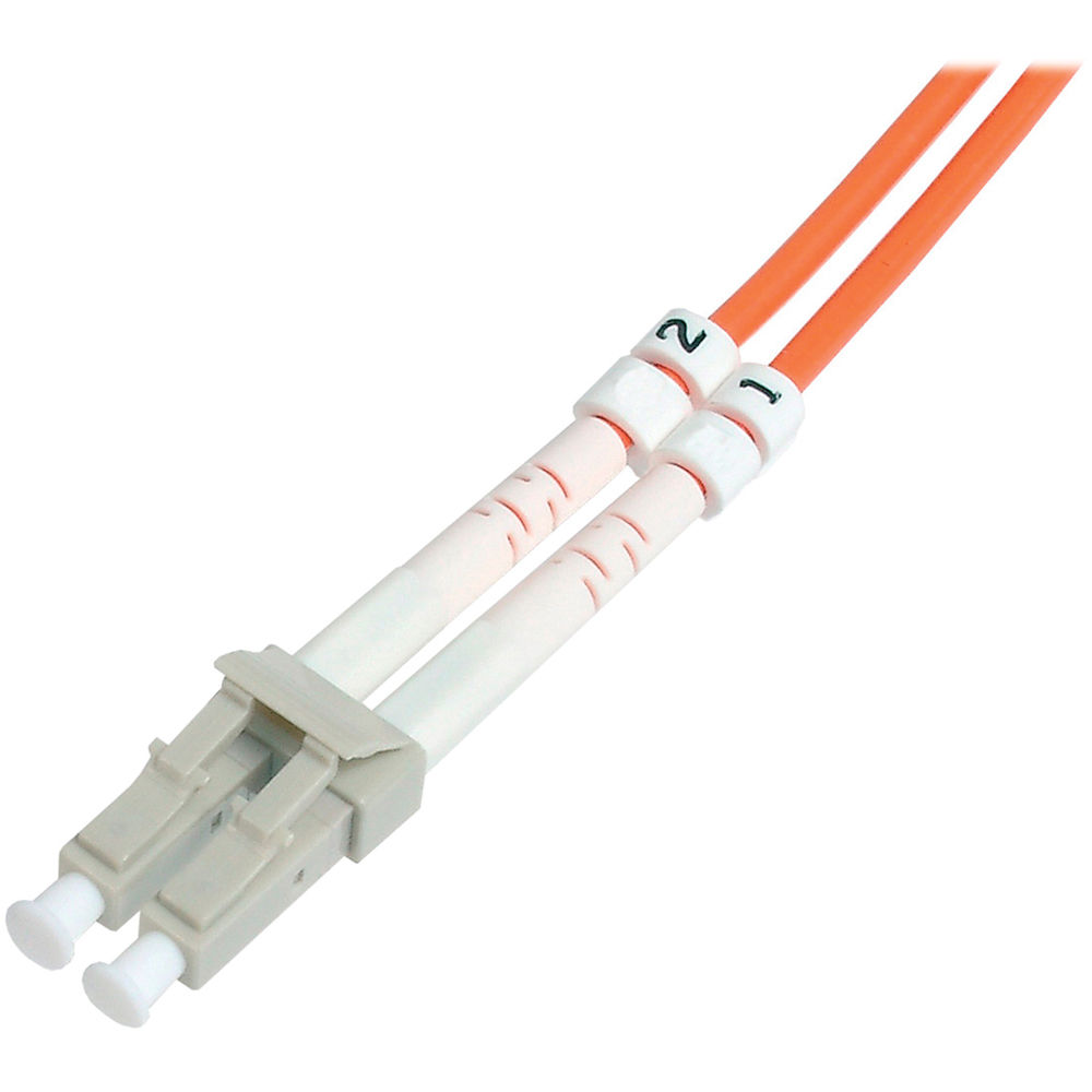 Cable de Parche de Fibra Óptica Multimodo Camplex Duplex LC a Duplex LC (3.28', Naranja) - Núcleo de