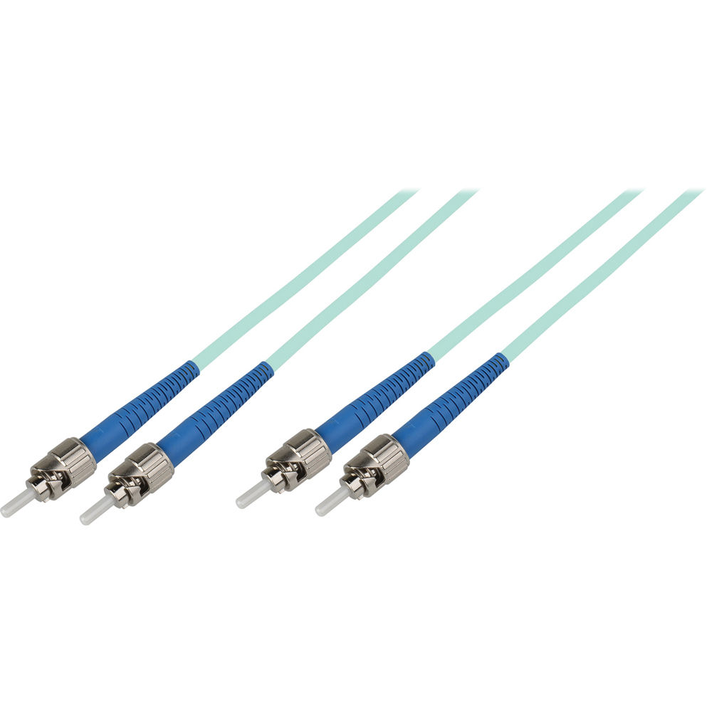 Cable de Parche de Fibra Óptica Camplex Premium Dúplex OM3 de 6.6' (Aqua) - Tolerante a la Curva, So