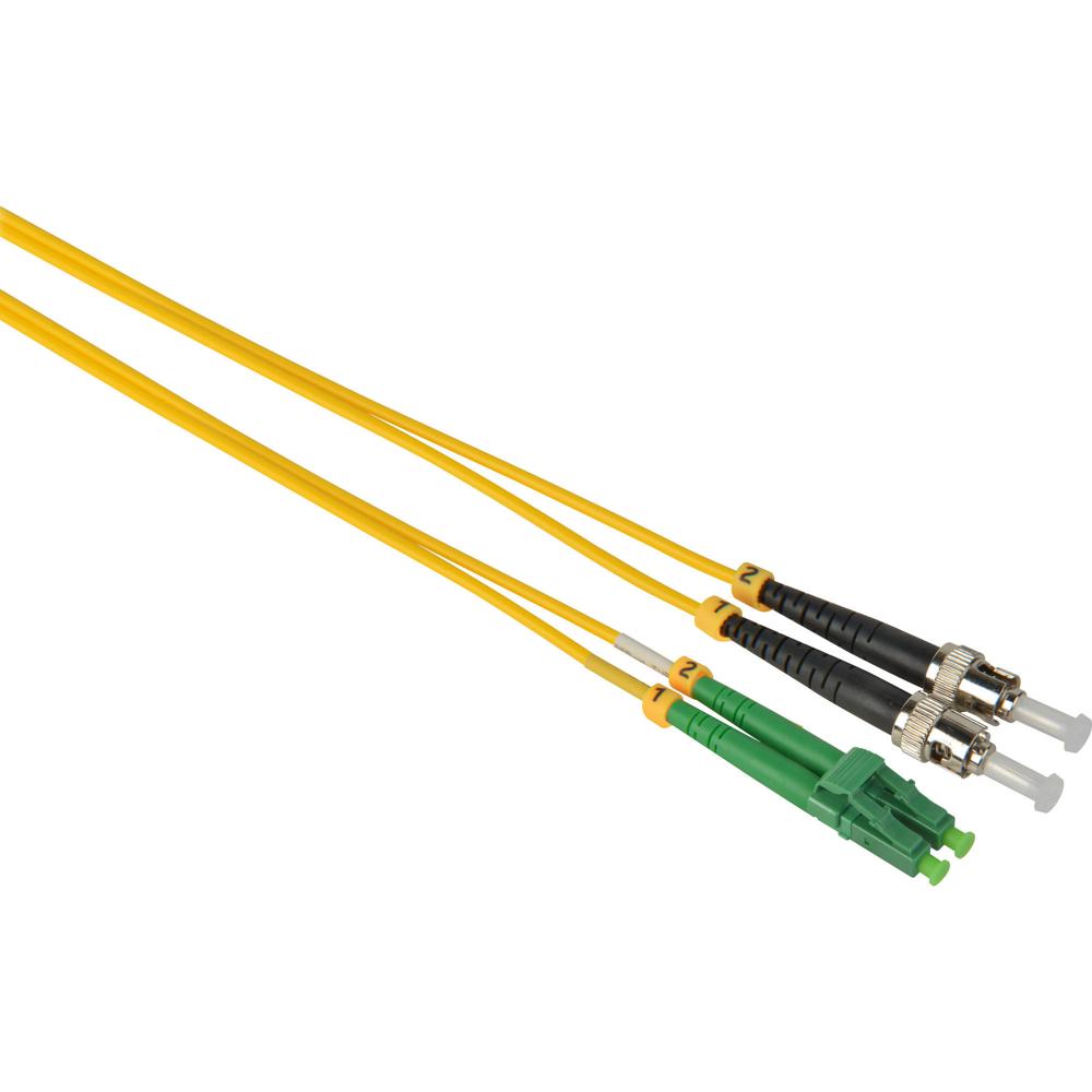 Cable de Parche de Fibra Óptica Dúplex Camplex APC LC a UPC ST Monomodo 9u/125u (3m, Amarillo)