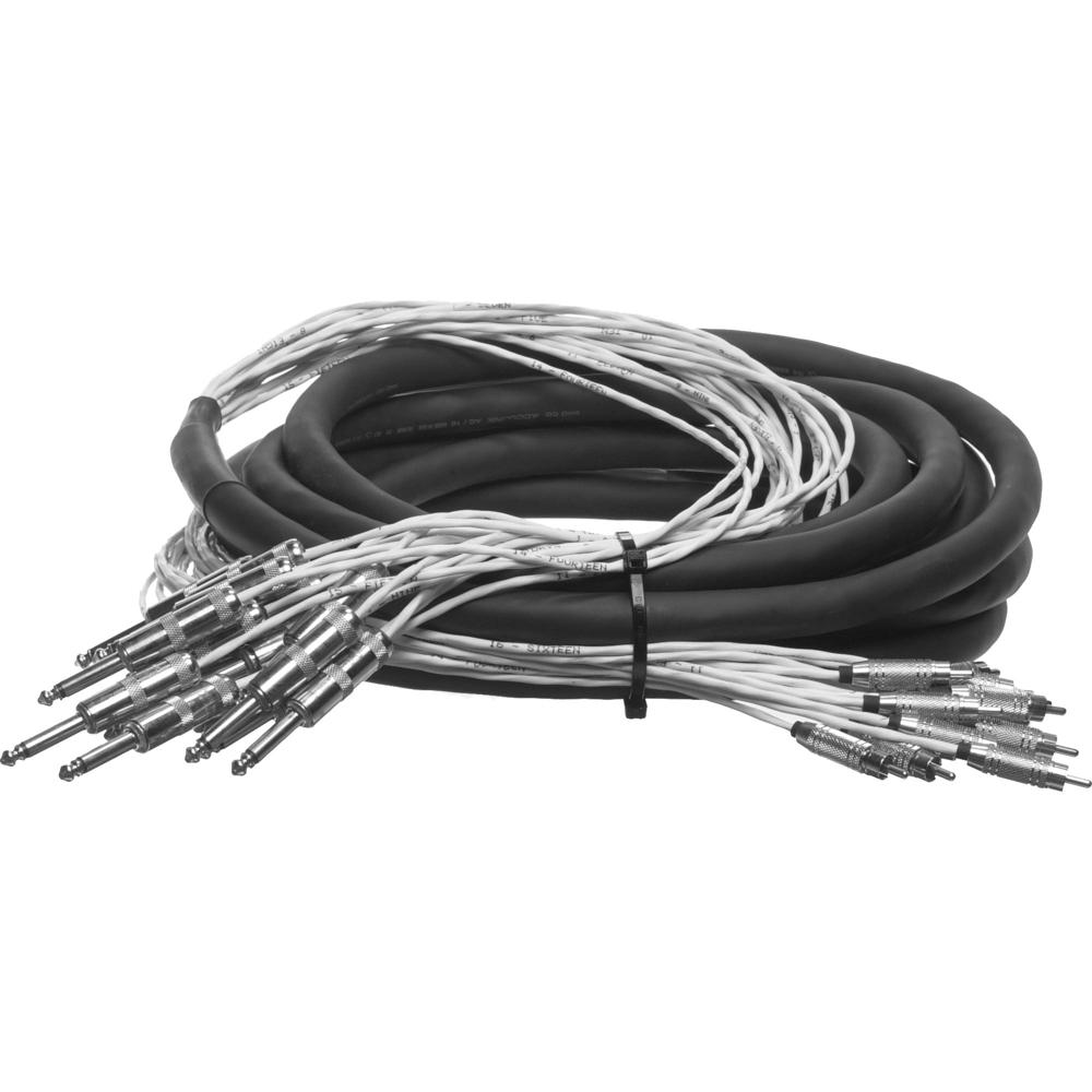 Cabo Multitrack Pro Co Sound Excellines Series 16x 1/4"" TS a 16x RCA Macho - 20'