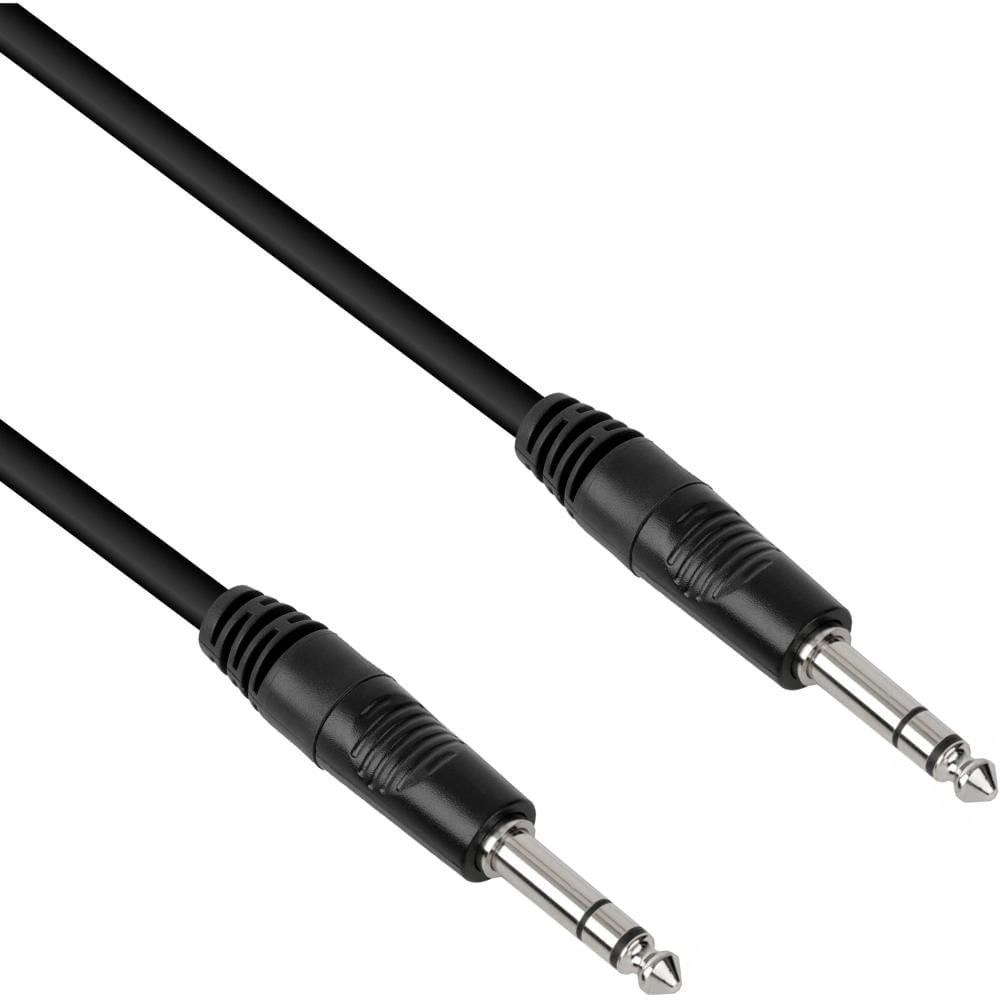 Cable de Interconexión Pearstone PM-TRS 1/4"" TRS Macho a 1/4"" TRS Macho (10') - Conectores Rean, Con