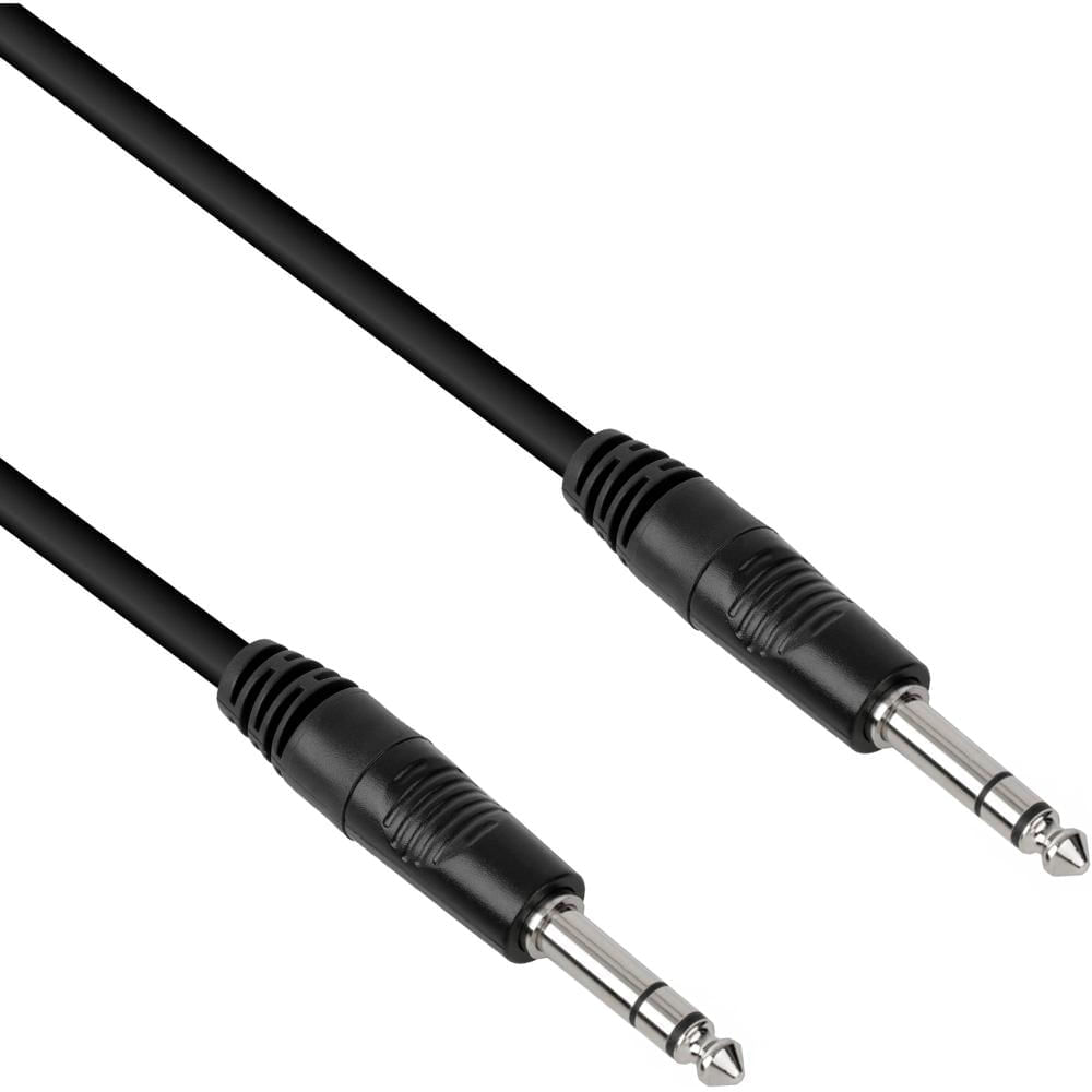 Cable de Interconexión Pearstone PM-TRS 1/4"" TRS Macho a 1/4"" TRS Macho (25') - Conectores Rean, Con